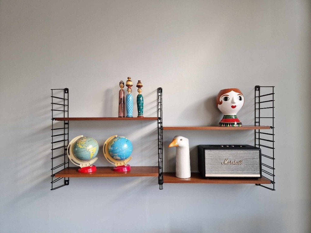 Vintage midcentury wandrek | Tomado rek, Ophalen, Gebruikt