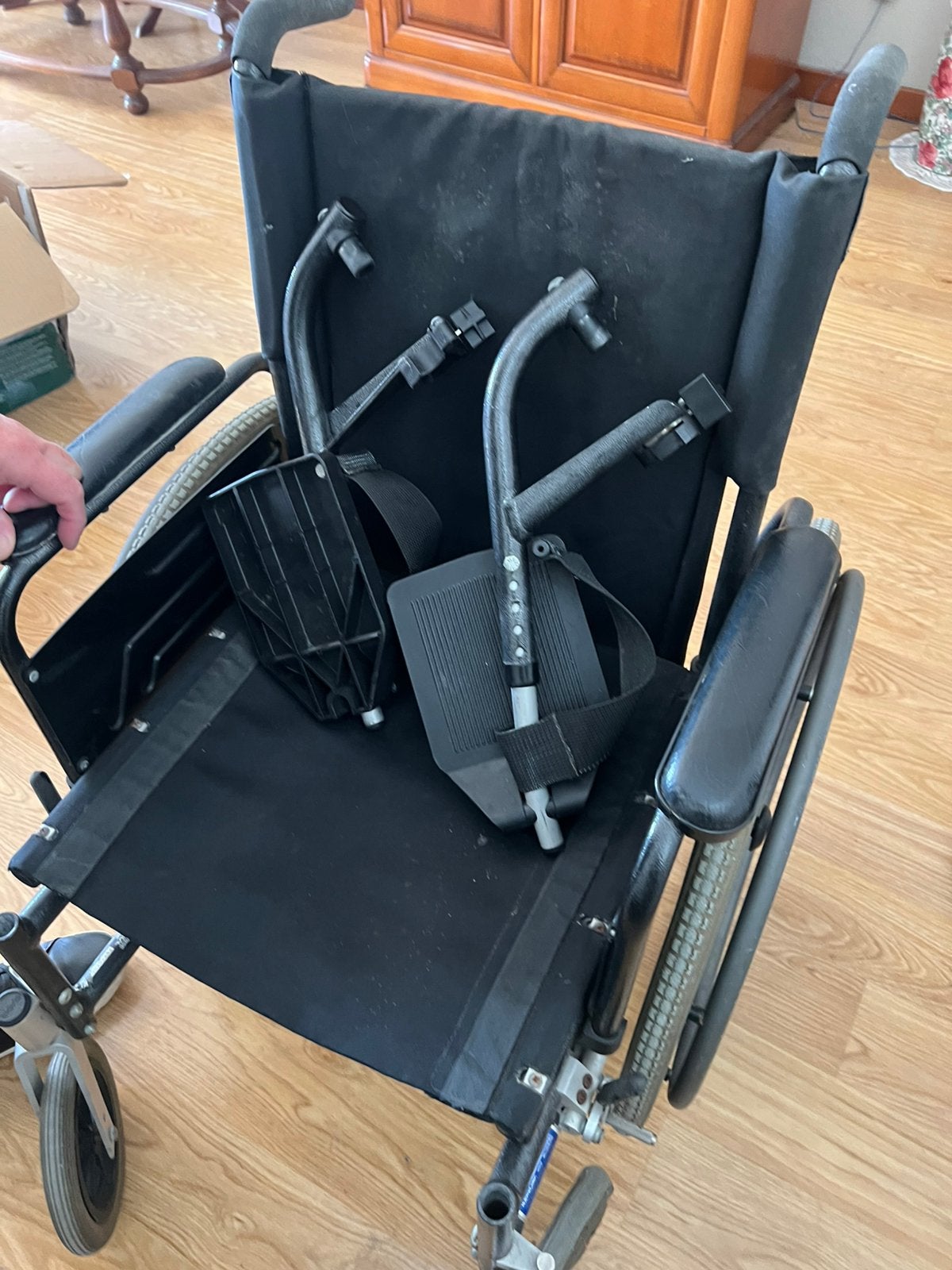 Fauteuil roulant, Enlèvement, Utilisé