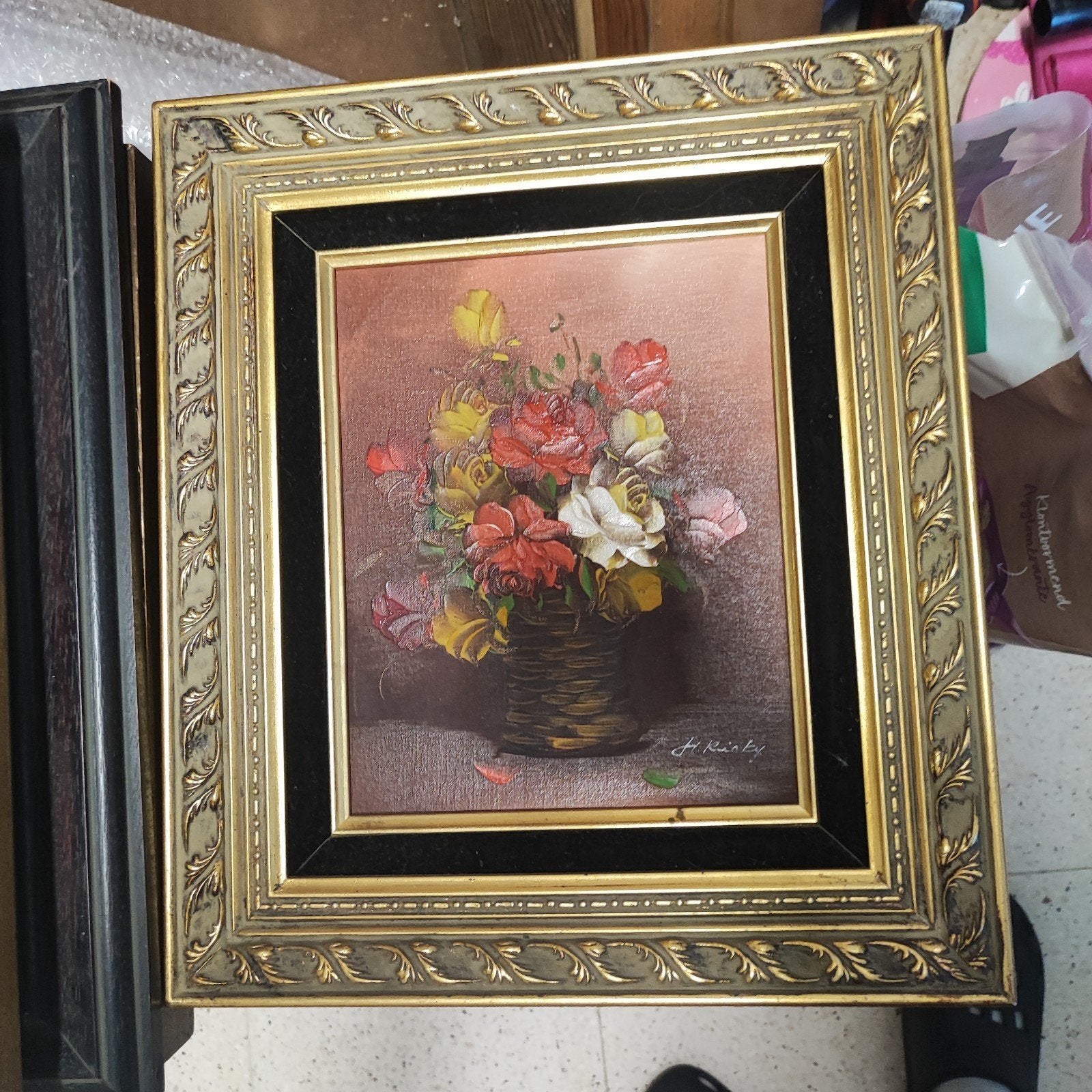 kleine Aniek olieverf schilderijen, Antiek en Kunst, Ophalen of Verzenden, Gesigneerd, Olieverf