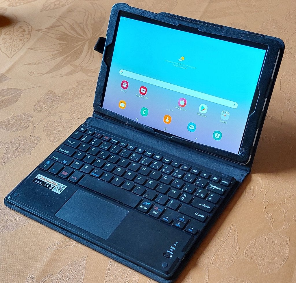 Samsung Galaxy Tab A (2018 10.5) met toetsenbord, Computers en Software, 10 inch, Gebruikt, A 2018 10.5 ", Ophalen of Verzenden