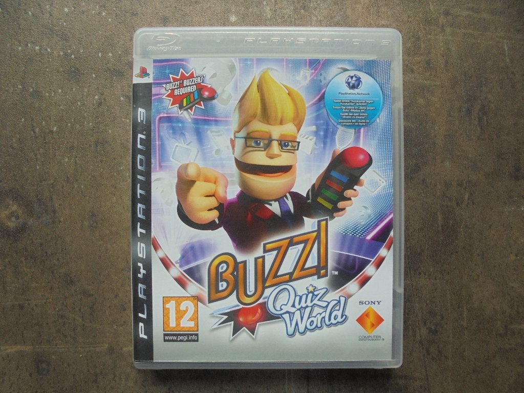 Buzz Quiz World voor PS3 (zie foto's) II, Games en Spelcomputers, Games | Sony PlayStation 3, Puzzel en Educatief, Gebruikt, Ophalen of Verzenden