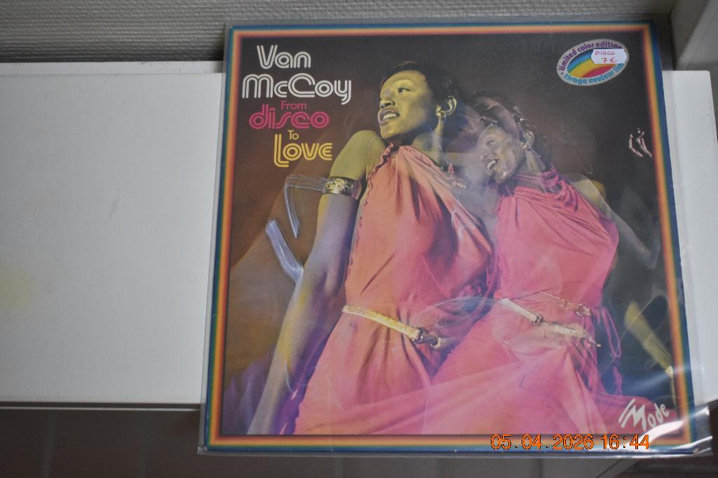 LP : Van Mc Coy - From disco to Love (Disco), Cd's en Dvd's, Vinyl | Overige Vinyl, Beschermende buitenhoes, Ophalen of Verzenden