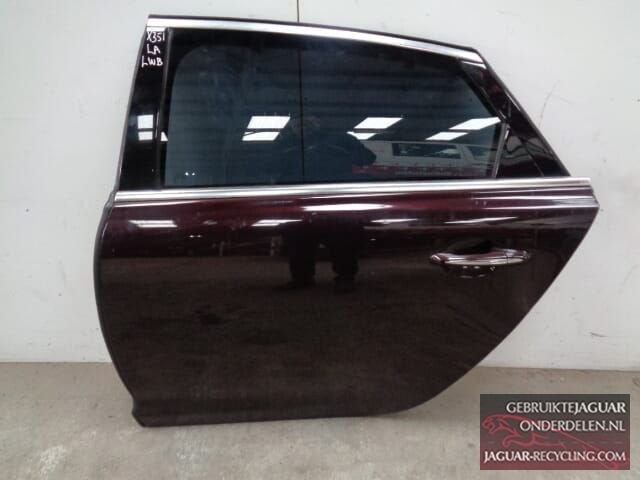 Deur Jaguar XJ X351 links achter LWB donker rood, Arrière, -, Utilisé, Jaguar