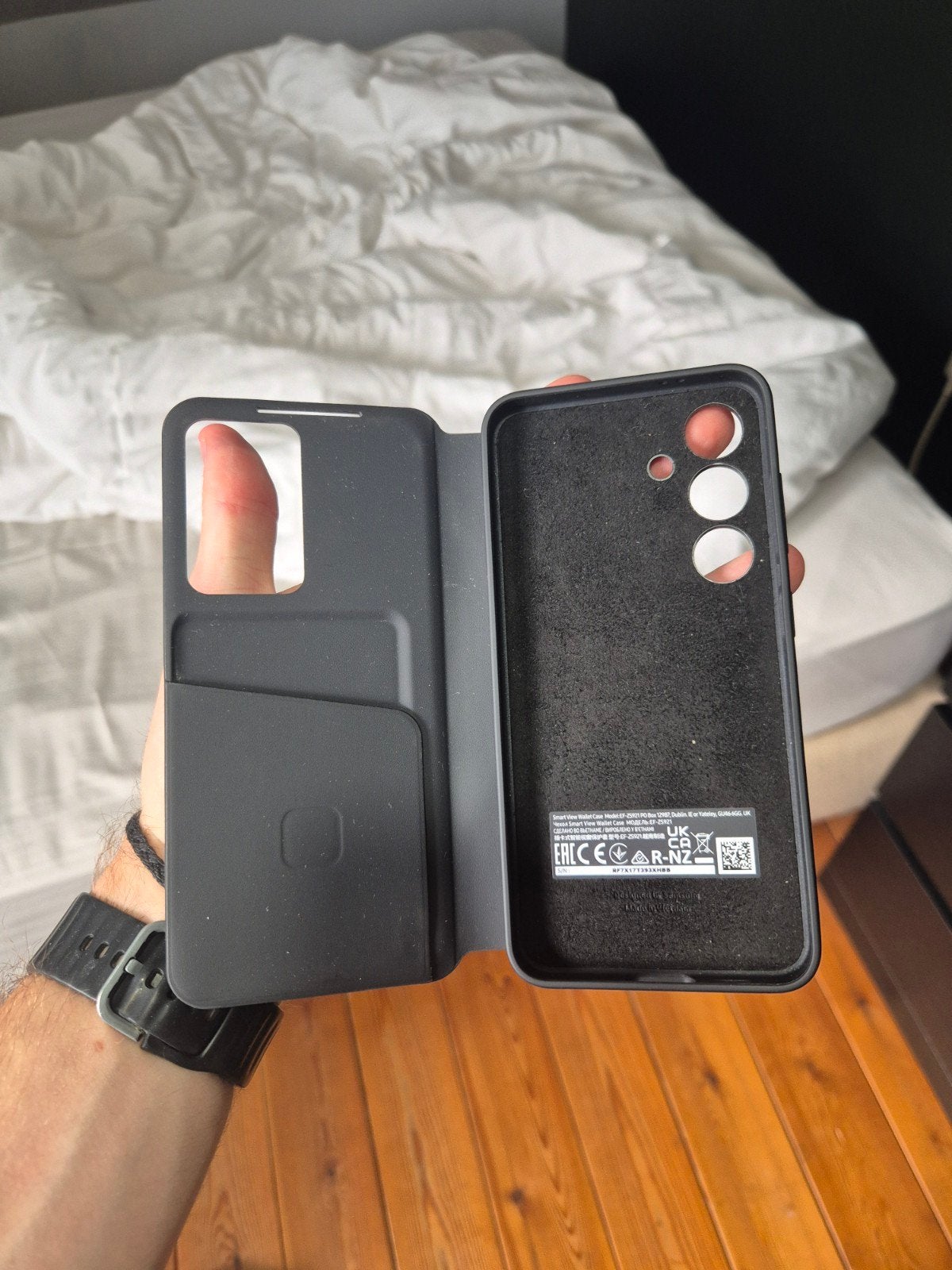 Originele Samsung Galaxy S24 Smart View Wallet Case - Zwart, Telecommunicatie, Ophalen of Verzenden, Nieuw, Overige modellen, Flipcase