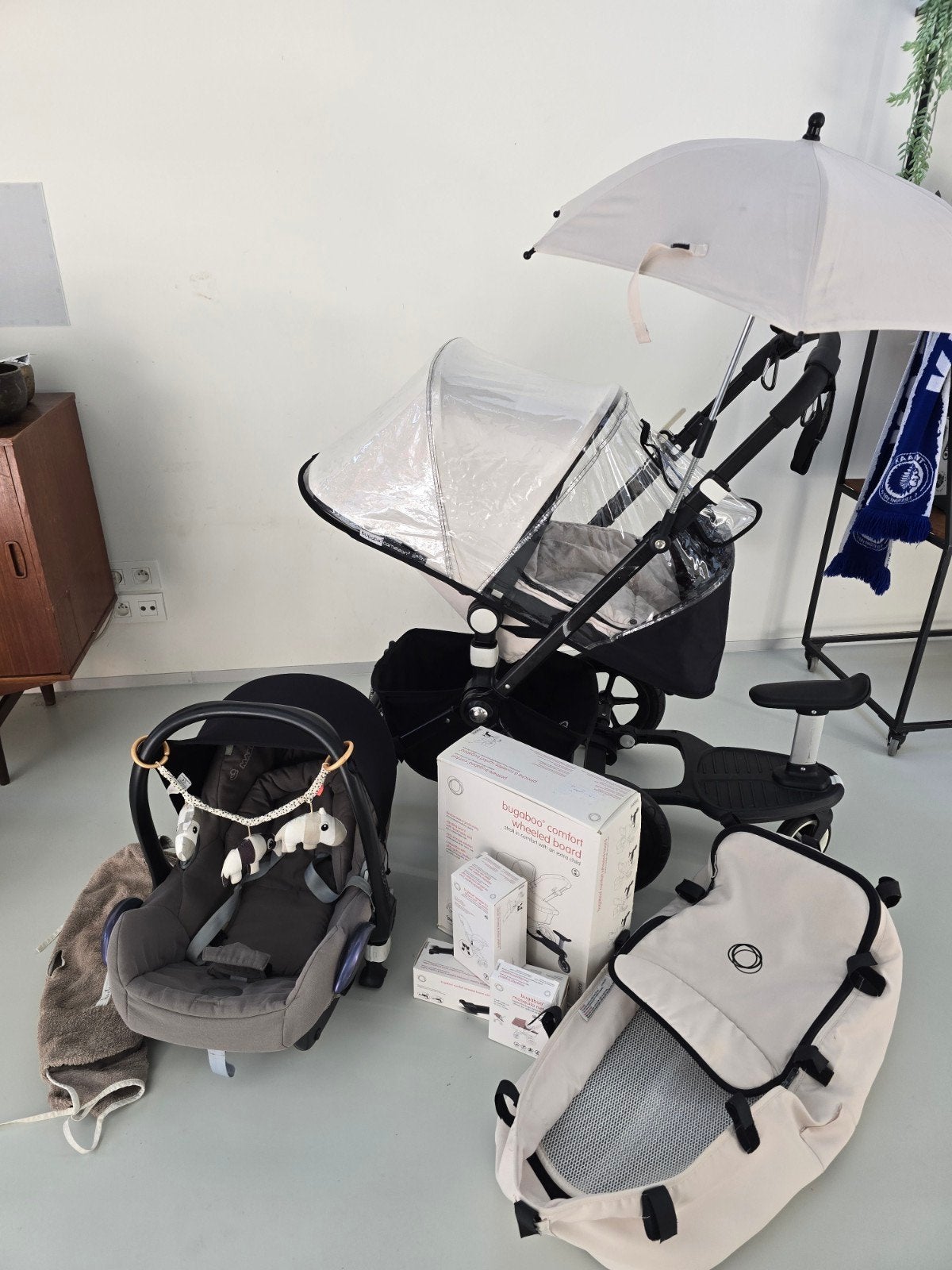 Bugaboo Cameleon kinderwagen set, meerijplankje & maxi cosi, Kinderen en Baby's, Ophalen, Gebruikt, Kinderwagen, Bugaboo