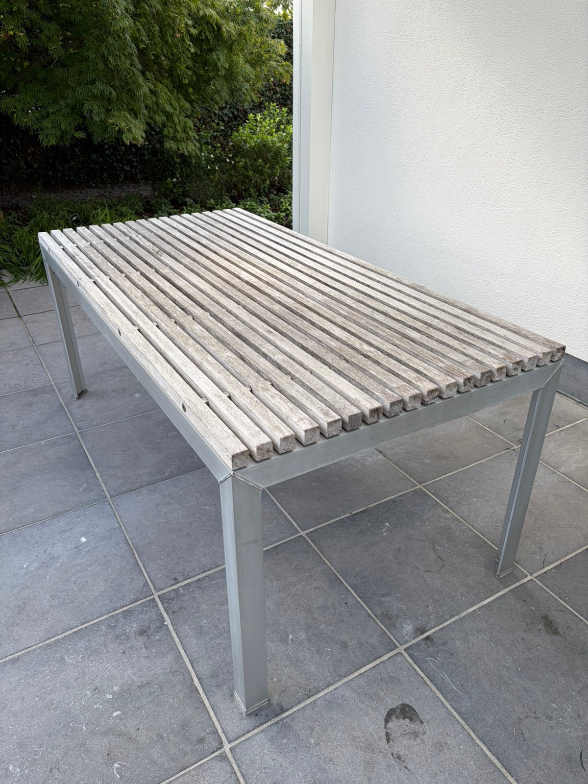 Table de jardin Extremis 180x90 cm, Jardin & Terrasse, Enlèvement, Utilisé, Rectangulaire, Bois de teck