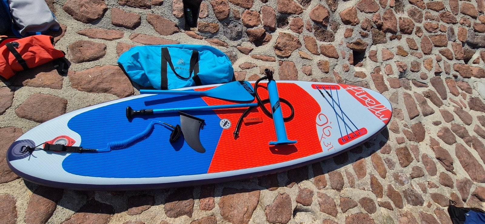 paddle board gonflable Firefly 9,6"×31", Enlèvement