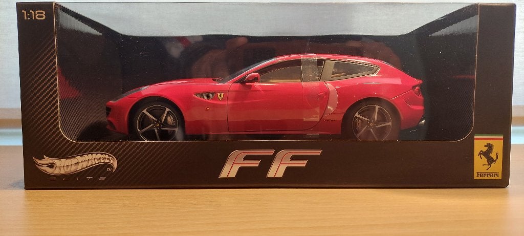 Ferrari FF Hot Wheels Elite 1:18, Ophalen of Verzenden, Nieuw, Auto, Hot Wheels