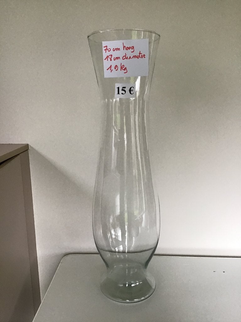 10 vases en verre en parfait état, Maison & Meubles, Enlèvement ou Envoi, Comme neuf