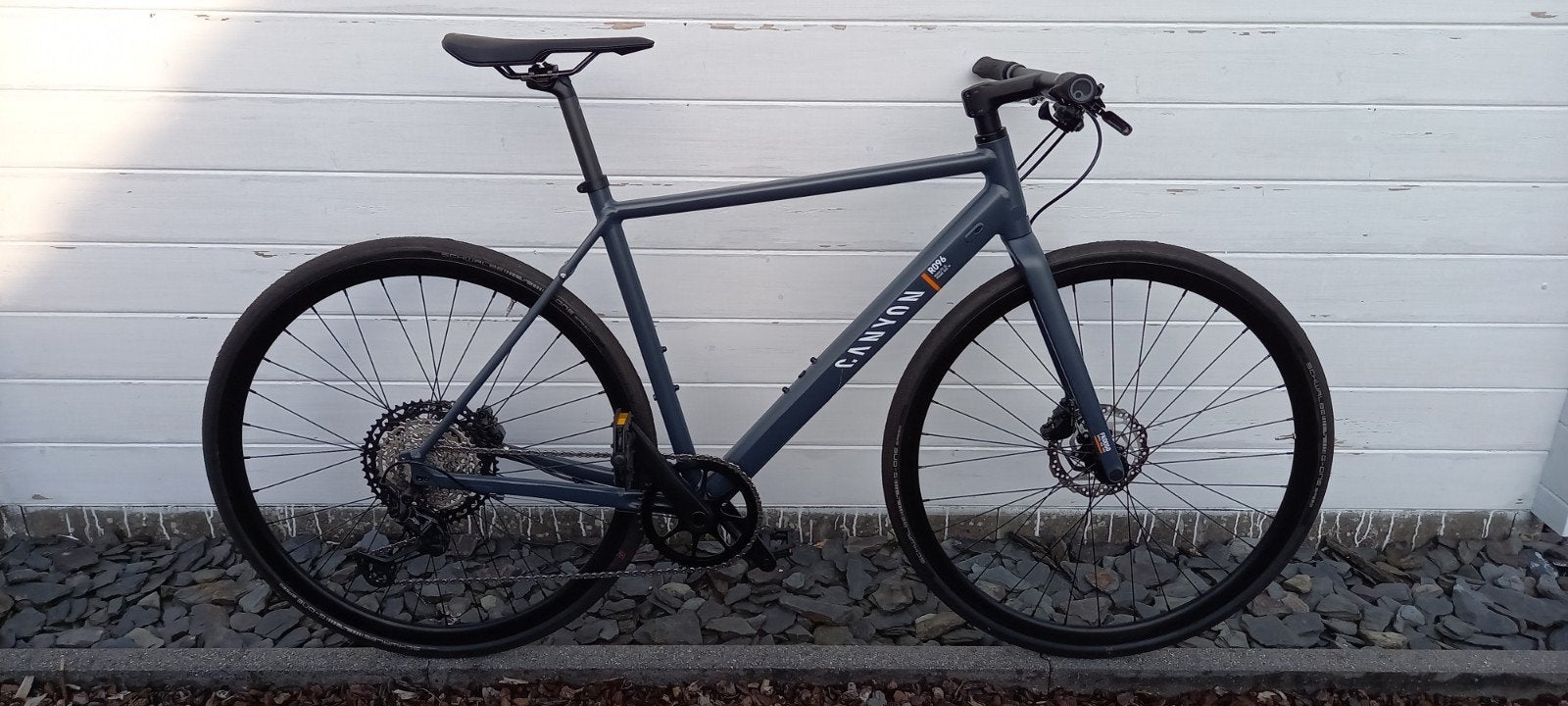 Canyon fitnessbike maat M kleur mat grijs., 28 inch, 10 tot 15 versnellingen, Zo goed als nieuw, Schijfrem