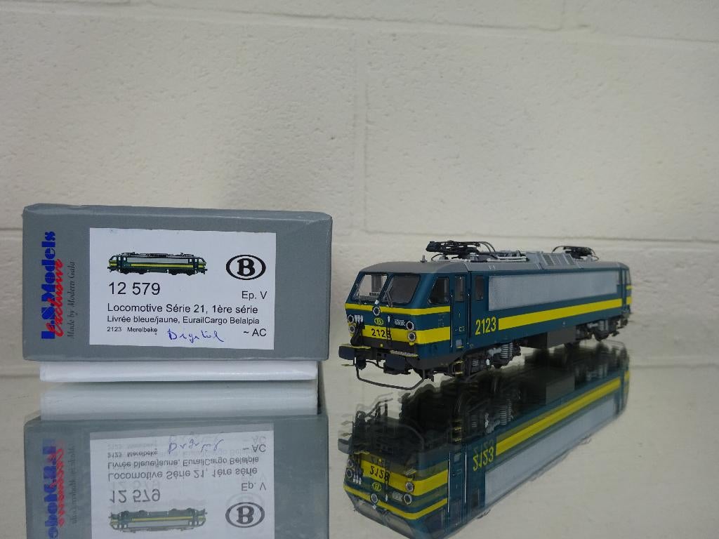 L.S.Models 12579-AC-digital loco SNCB série 2123-EurailCargo, Enlèvement ou Envoi, Comme neuf