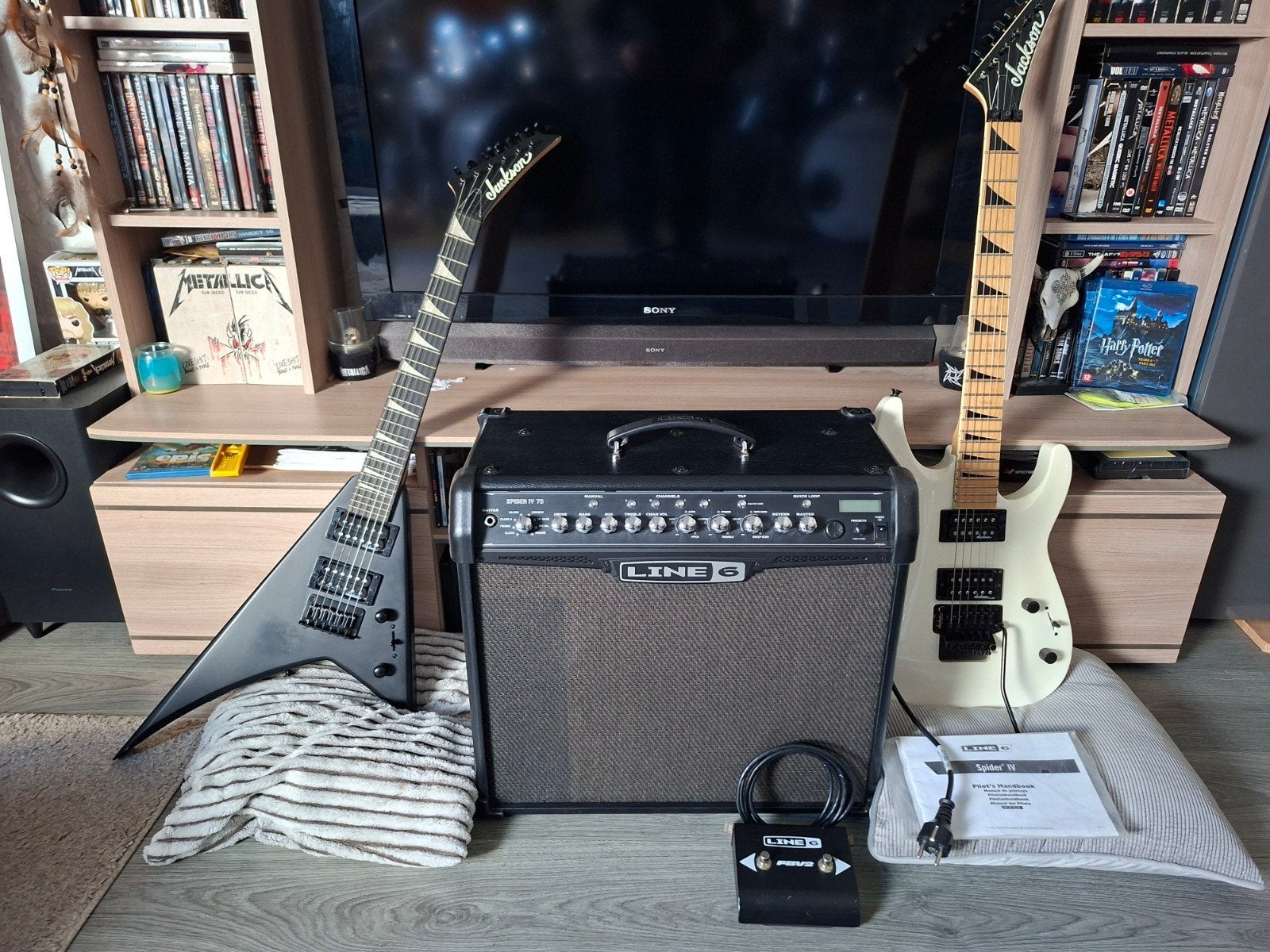 gitaar set jackson / line 6, Muziek en Instrumenten, Ophalen, Gitaar