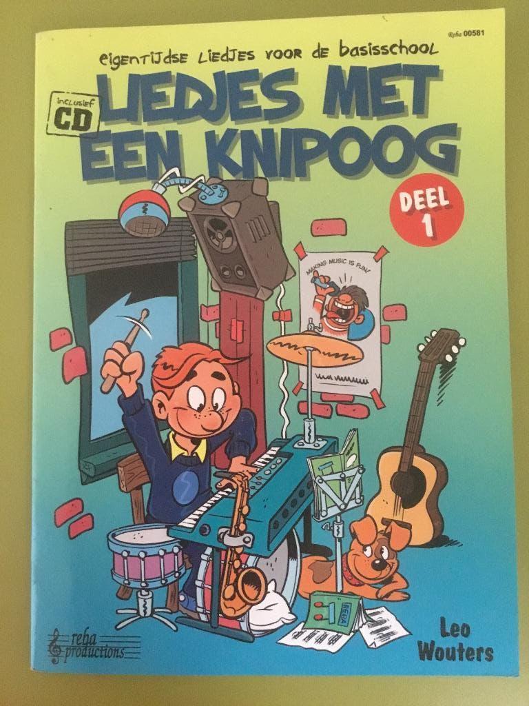 muziekboek Drum Liedjes met een knipoog deel 1 Leo Wouters, Ophalen, Zo goed als nieuw, Algemeen