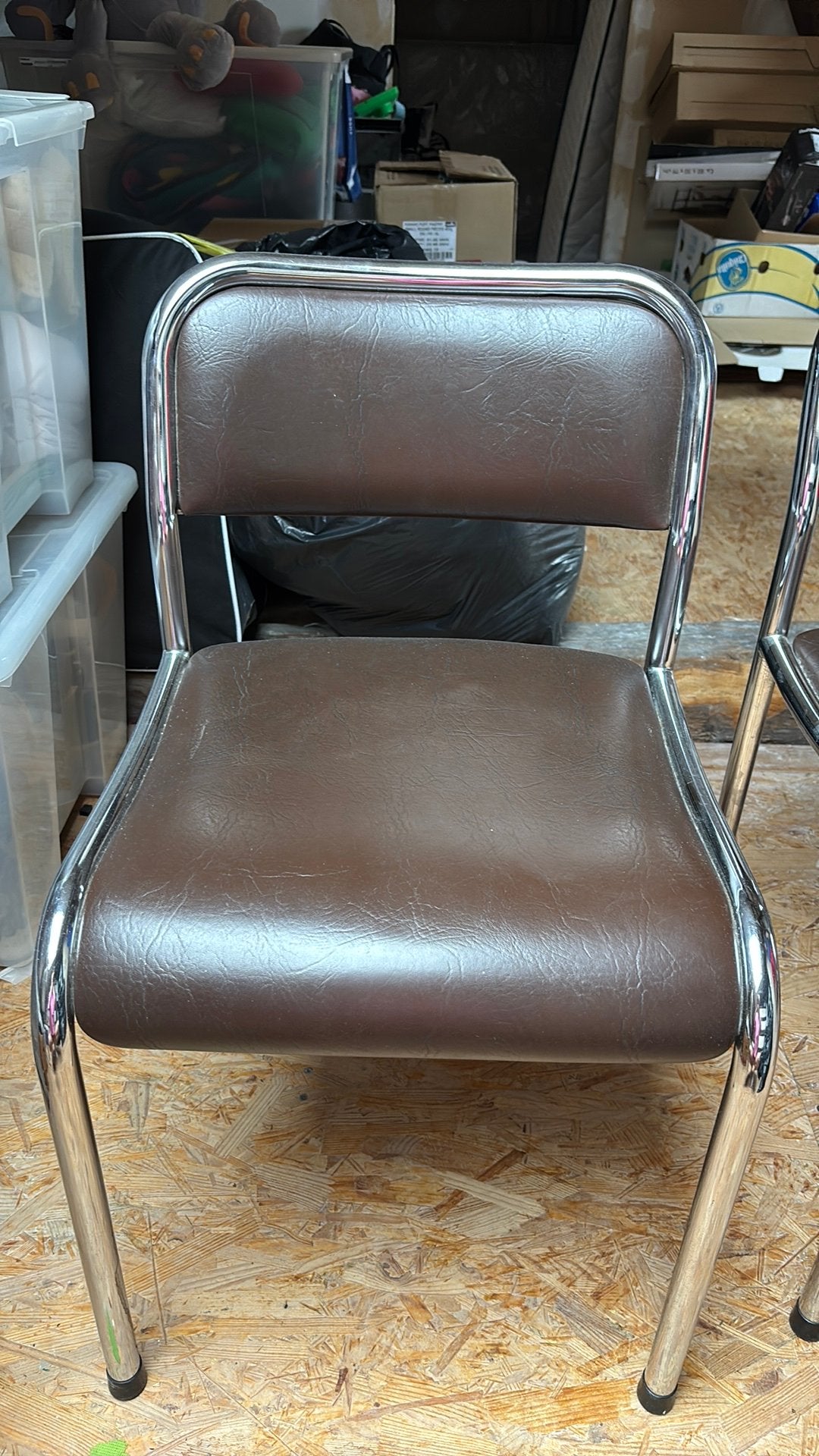 Stoelen, Ophalen, Zo goed als nieuw, Leer