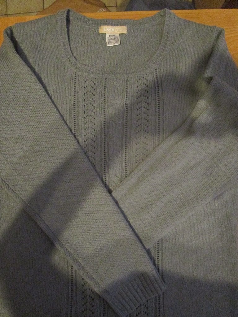 Nieuwe lange damestrui (parelgrijs) M 42, Vêtements | Femmes, Pulls & Gilets, Enlèvement, Neuf, Gris