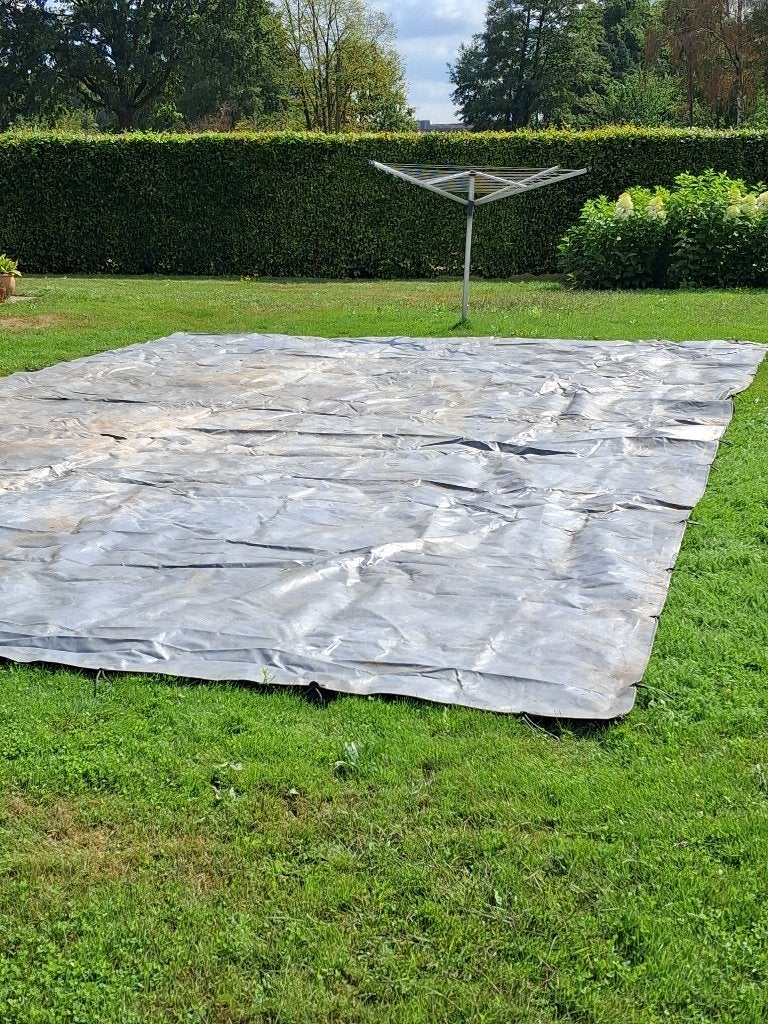 zwaar dekzeil 10 x 5 meter, Doe-het-zelf en Bouw, Zeil en Folie, Ophalen, Gebruikt, 15 m² of meer, Zeil