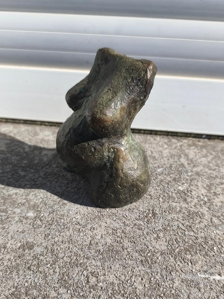 Bronze buste de femme, Ophalen of Verzenden, Brons