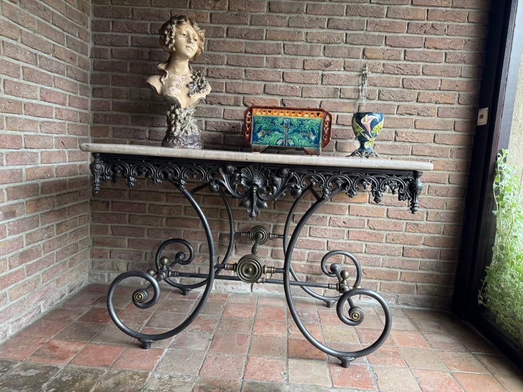 Marmeren siertafel, Ophalen, Overige materialen, Art deco, Zo goed als nieuw