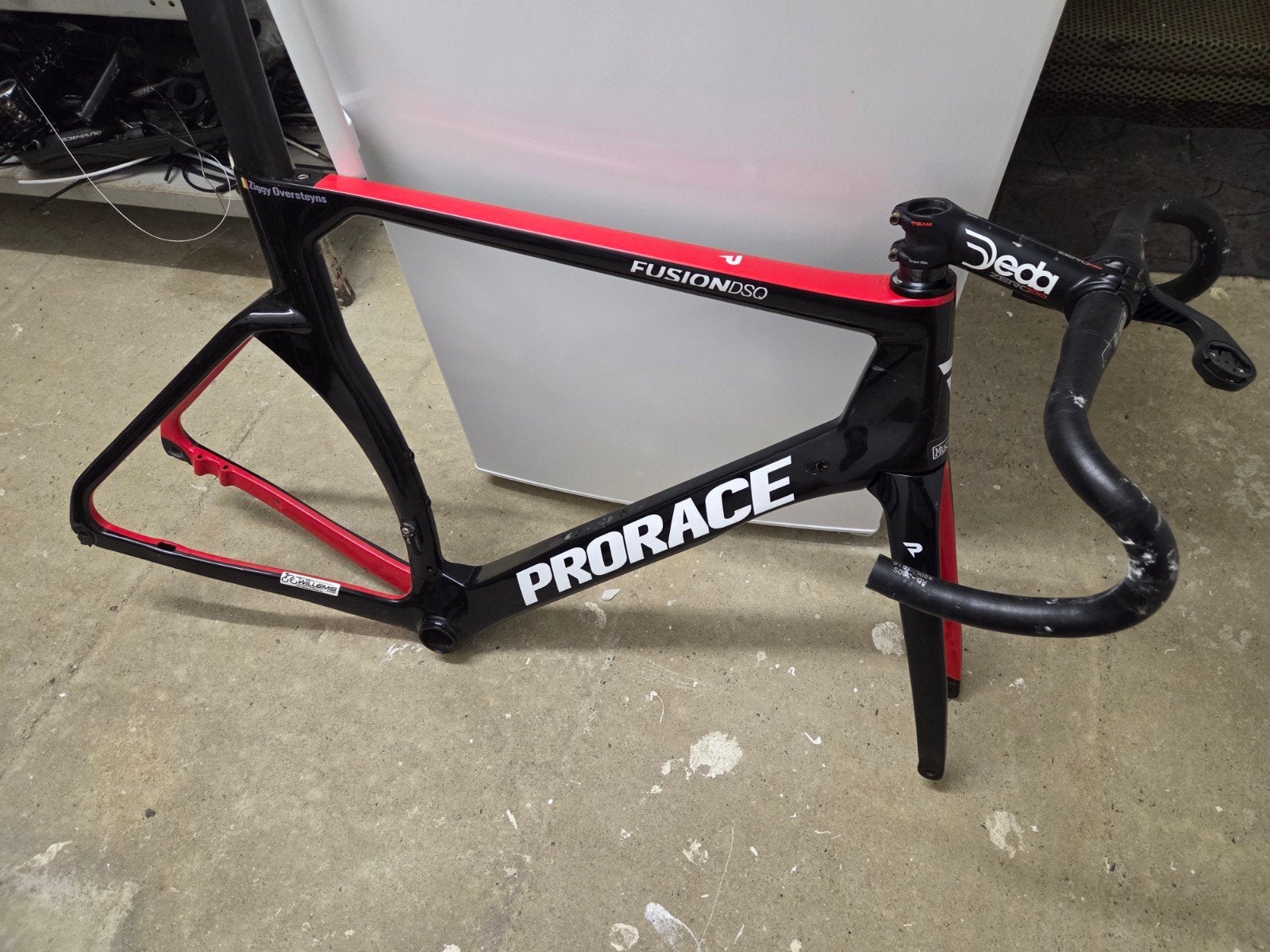 frame racefiets, Fietsen en Brommers, Ophalen, Carbon