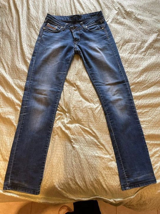 Jeansbroek dames, Kleding | Dames, Jassen | Zomer, Ophalen, Gedragen