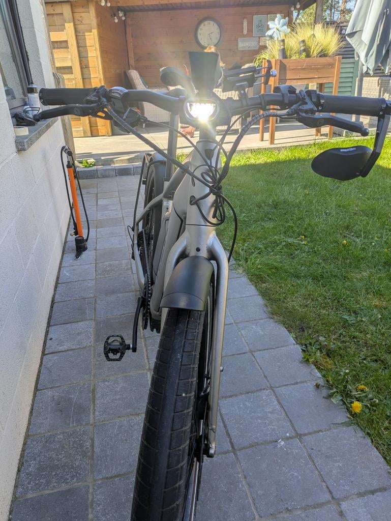 Speedpedelec Trek Allant +8S. Grijs met range extender., Enlèvement