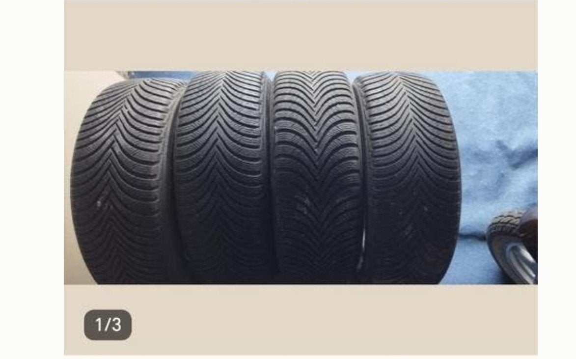 vendre Pneus hiver Michelin alpin 3 étoile 16 pouce, Ophalen