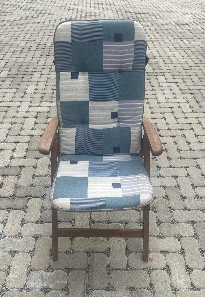 Tuinstoelkussen met tijdloos design, 100% katoen, Enlèvement, Utilisé
