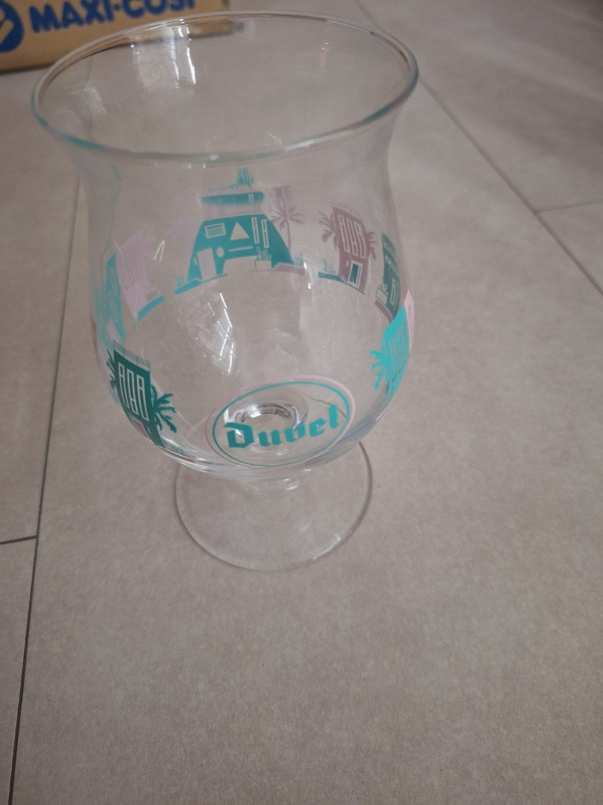 Verre Miami, Collections, Marques de bière, Enlèvement ou Envoi, Duvel
