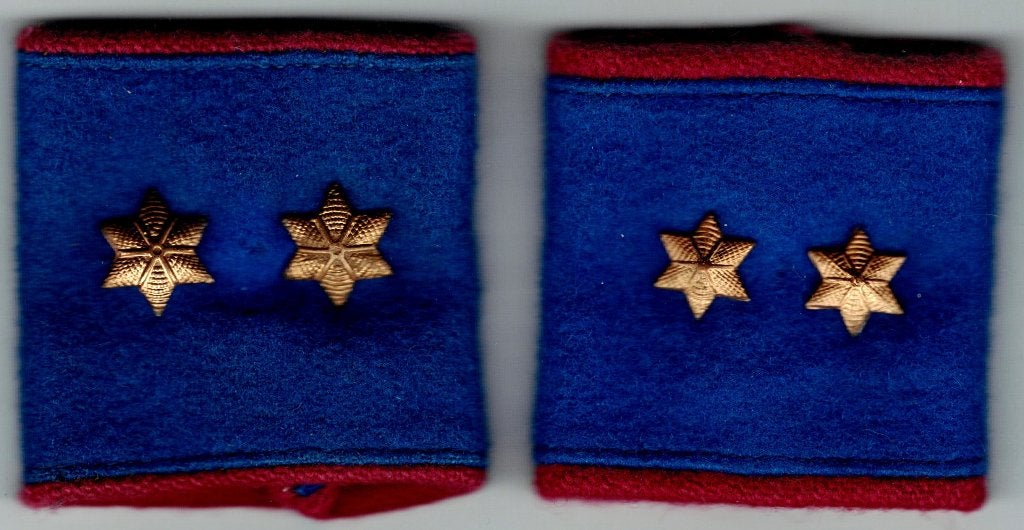 1 paire de passants de l'armée belge Lieutenant Logistic, Envoi, Armée de terre, Vêtements ou Chaussures