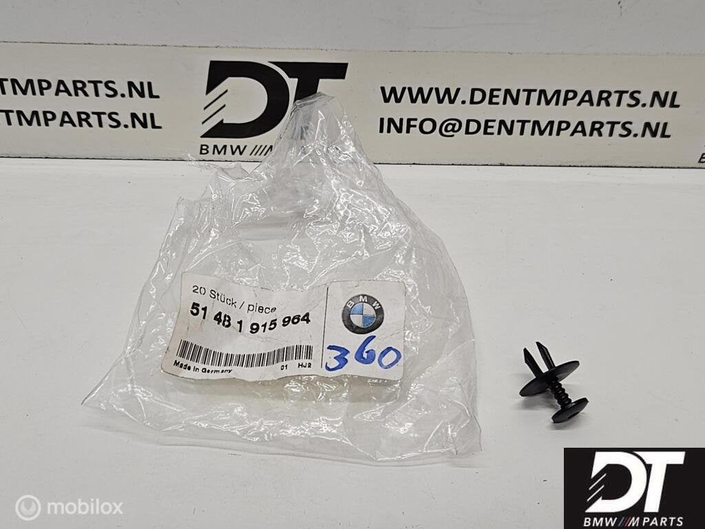 Expanding rivet D=7,5MM BMW 51481915964, Neuf, Enlèvement ou Envoi