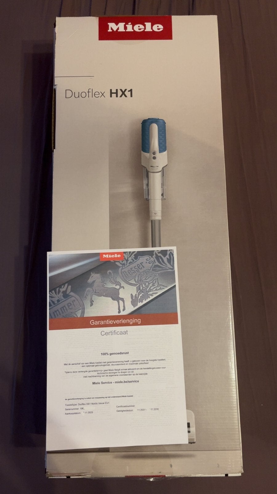 Miele Duoflex HX1 (verlengde garantie!), Electroménager, Aspirateurs, Neuf, Aspirateur balai, Miele, Réservoir, Enlèvement
