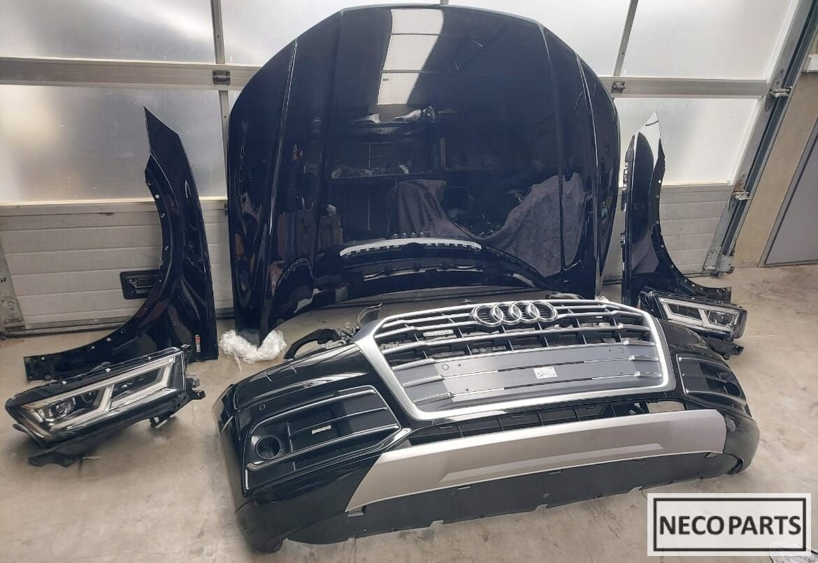 AUDI Q5 80A S-LINE LY9T 2.0 TDI COMPLEET VOORKOP BUMPERS O.A, Arrière, -, Haillon arrière, Audi