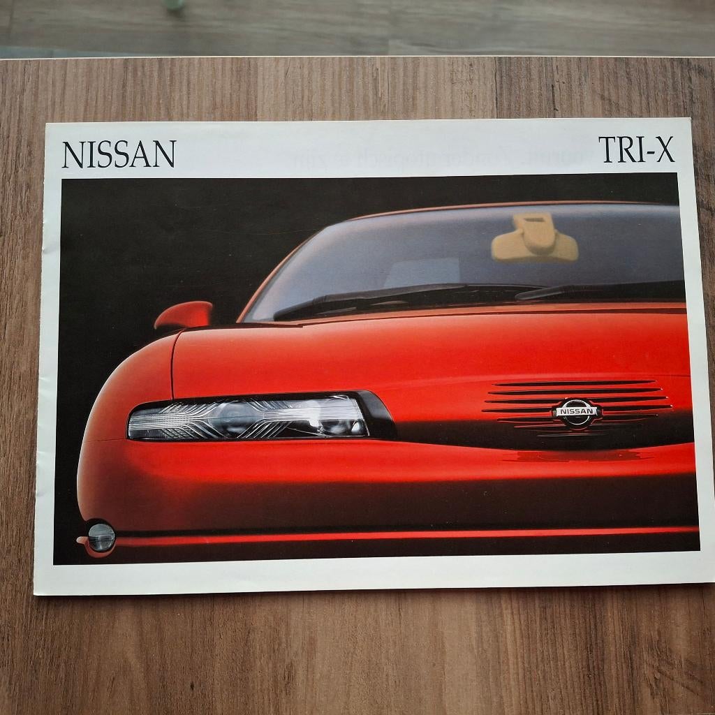 NISSAN  TRI-X   1992, Boeken, Auto's | Folders en Tijdschriften, Ophalen of Verzenden, Nieuw, Nissan