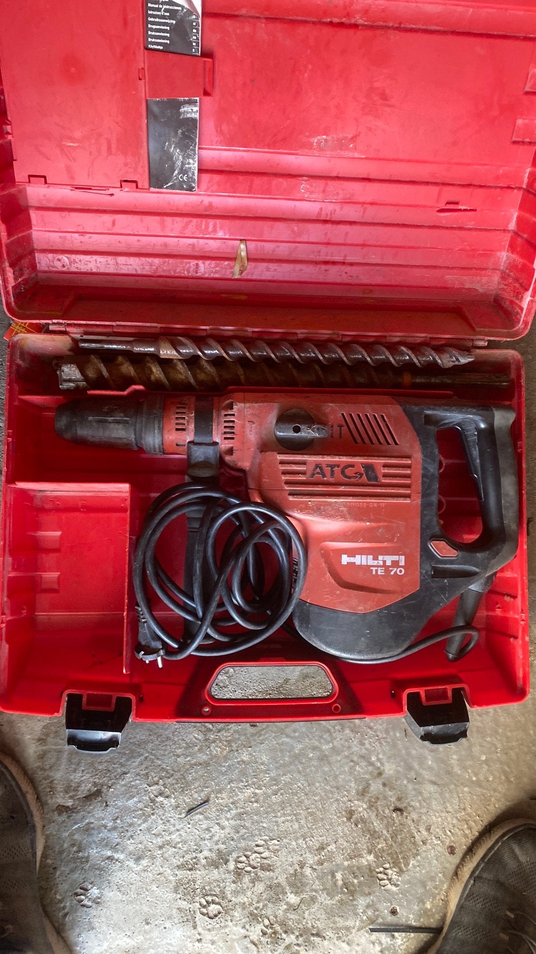 hilti te 70, Doe-het-zelf en Bouw, Ophalen, Gebruikt