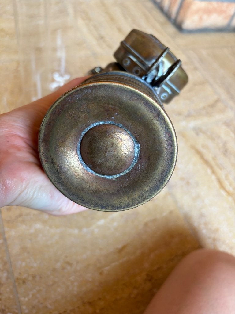 Antieke fietslamp Vitaphare, Ophalen