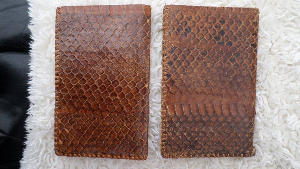 2 mooie vintage leren portemonnees, Ophalen of Verzenden, Leder