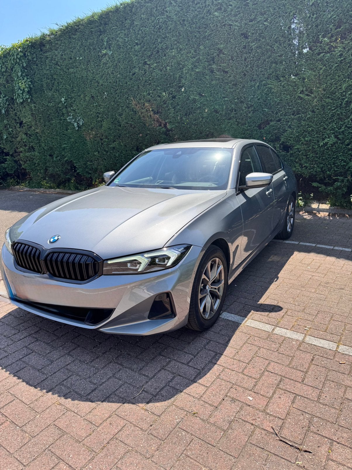 BMW318i, Autos, Argent ou Gris, Achat, Carnet d'entretien, Noir