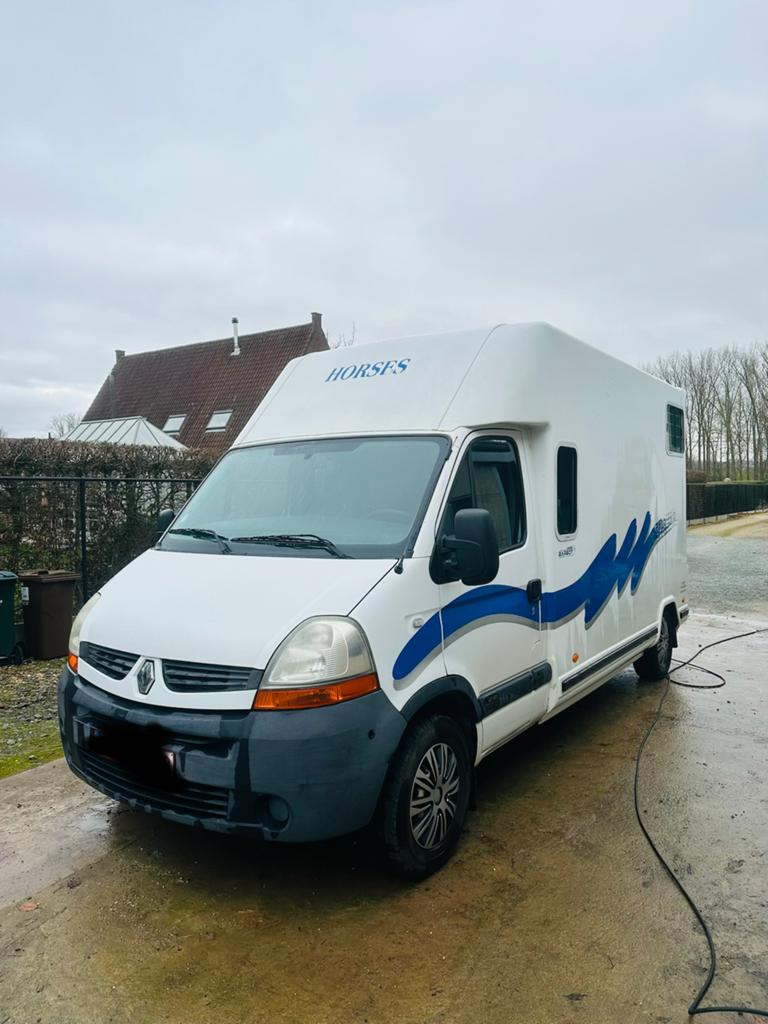 Paardenwagen/paardencamionette, Dieren en Toebehoren, Ophalen of Verzenden, Polyester, 2-paards trailer