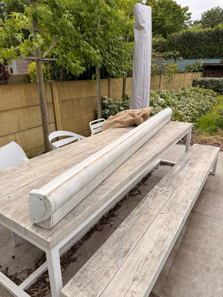 Harol Zonwering, Tuin en Terras, Zonneschermen, Ophalen, Elektrisch, Zo goed als nieuw, 150 tot 300 cm