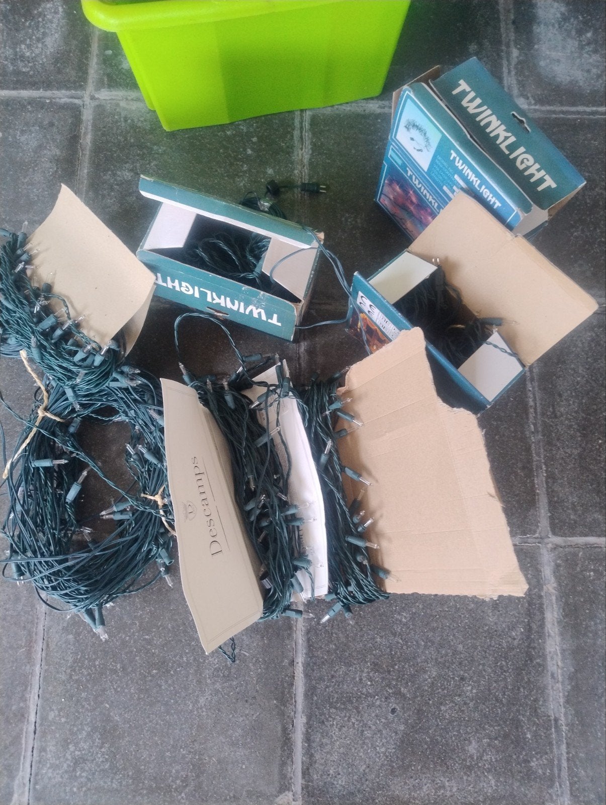 kerstverlichting, Diversen, Ophalen
