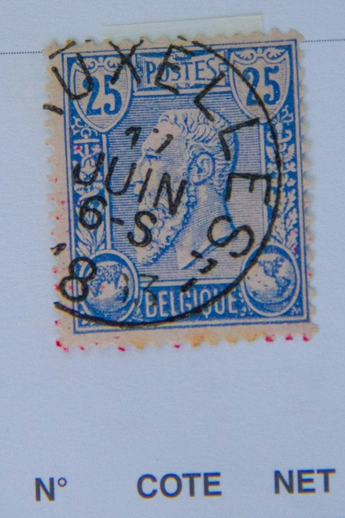 Timbre OBP 48 de Belgique, Enlèvement ou Envoi, Chefs d'Etat, Affranchi, Timbre-poste