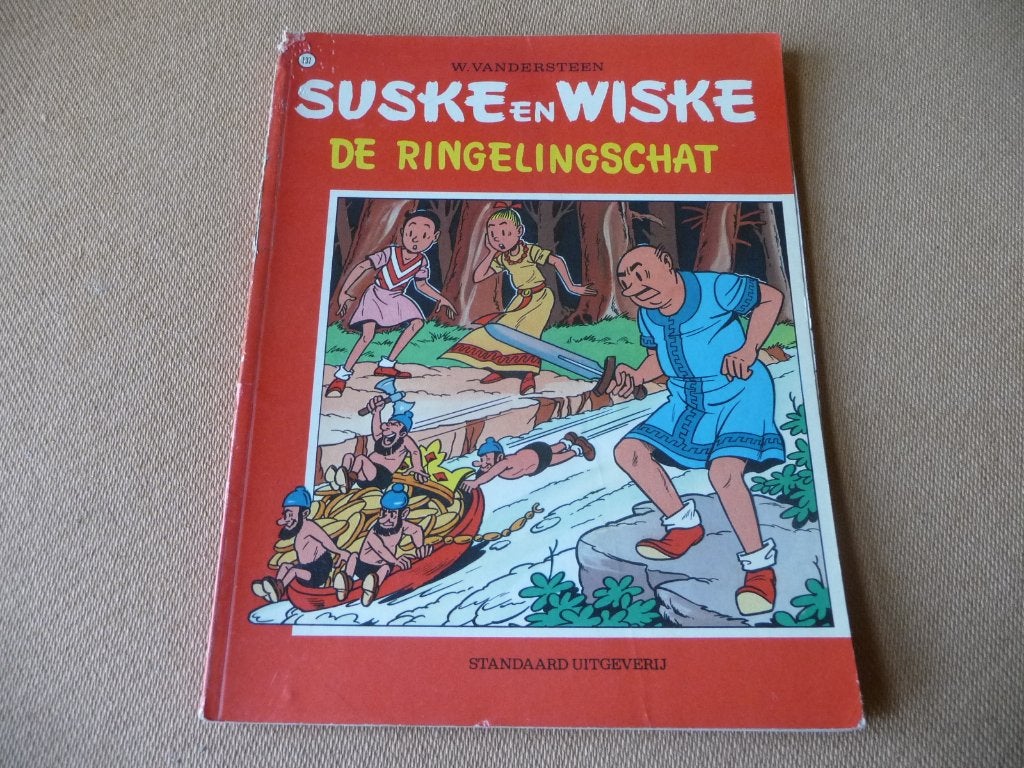 Suske & Wiske 137. De ringelingschat 1974 €1, Boeken, Gelezen, Willy Vandersteen, Eén stripboek, Ophalen of Verzenden