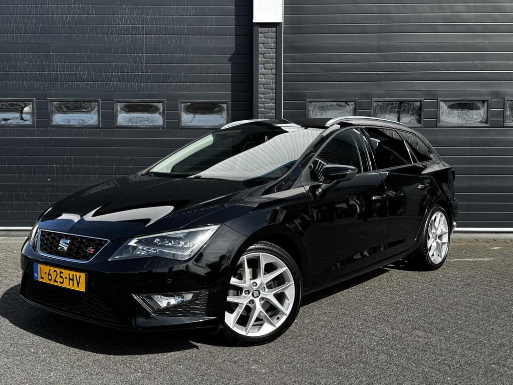 Seat Leon ST 1.4 EcoTSI 150PK FR | Climate | PDC | Alcantara, Auto's, Zwart, Leon, Zwart, Bedrijf