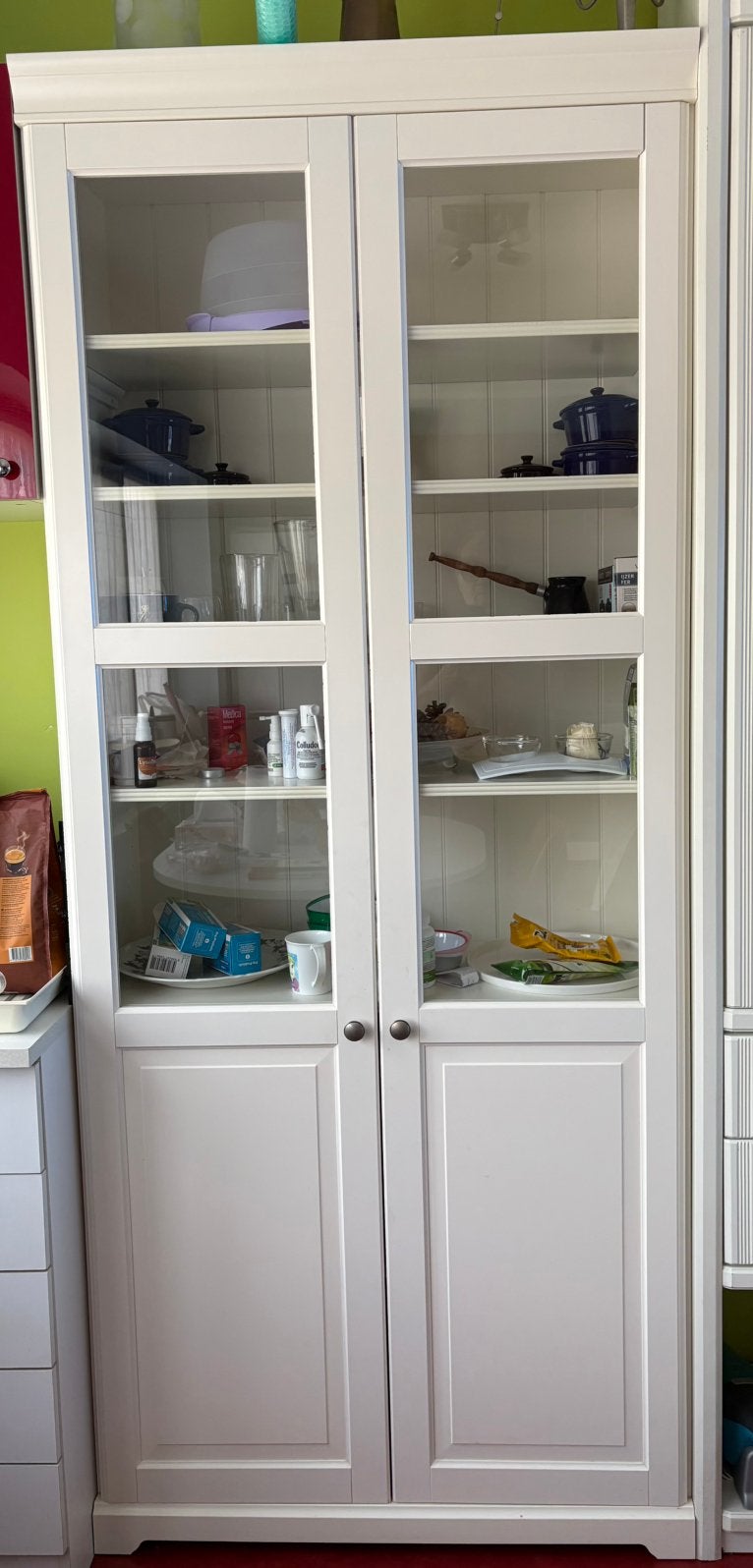 Vitrine IKEA., Maison & Meubles, 25 à 50 cm, Comme neuf, Enlèvement, Avec tablette(s)