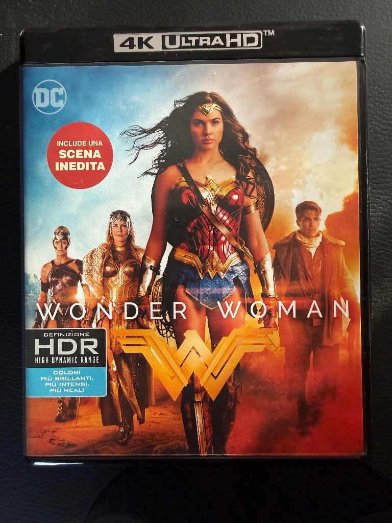 WonderWoman - 4K Blu-ray, Cd's en Dvd's, Blu-ray, Ophalen of Verzenden, Zo goed als nieuw, Actie