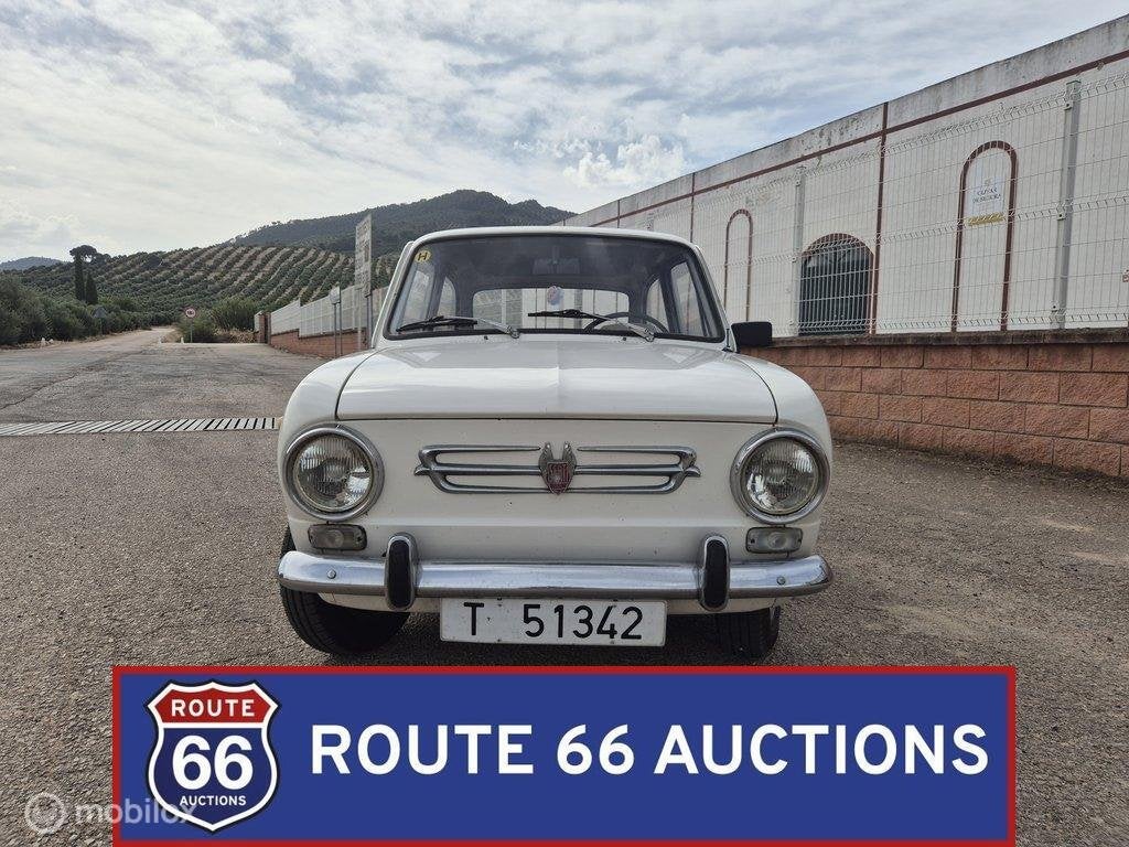 Seat 850 | 1966 | Route 66 Auctions, Auto's, Zwart, Bedrijf, Handgeschakeld, Overige carrosserie
