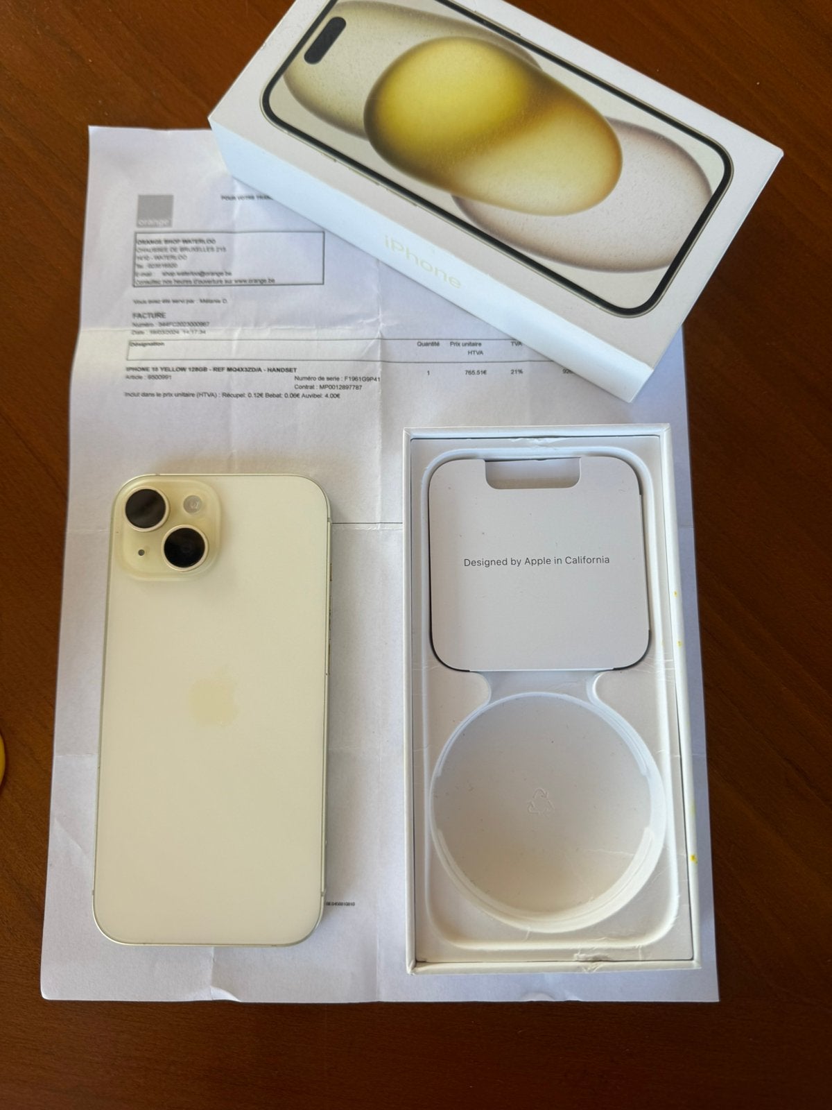 Iphone 15 - 128gb - 84%, Télécoms, Téléphonie mobile | Apple iPhone, Enlèvement, Comme neuf, IPhone 15