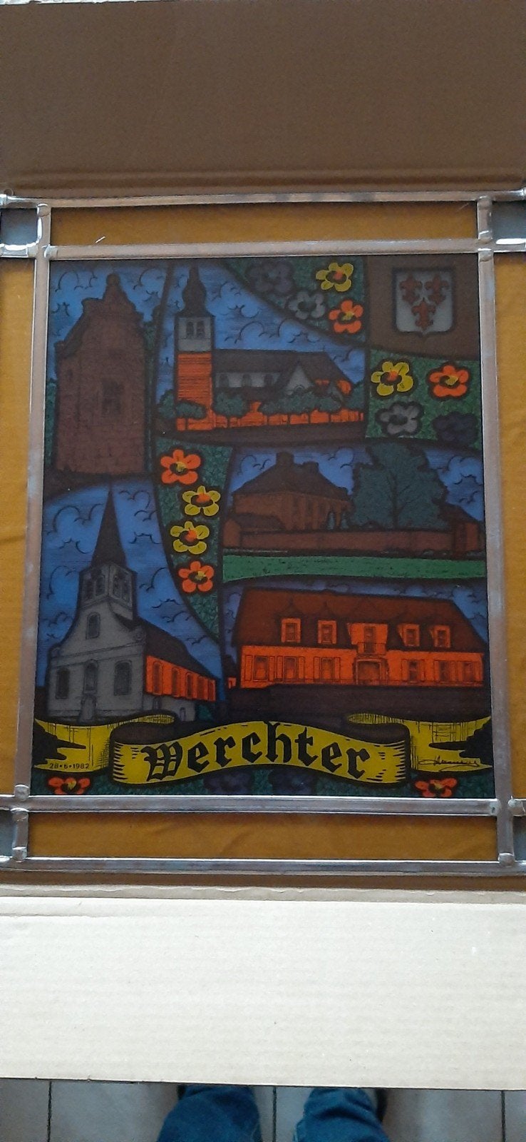 Glasraam Werchter, Ophalen