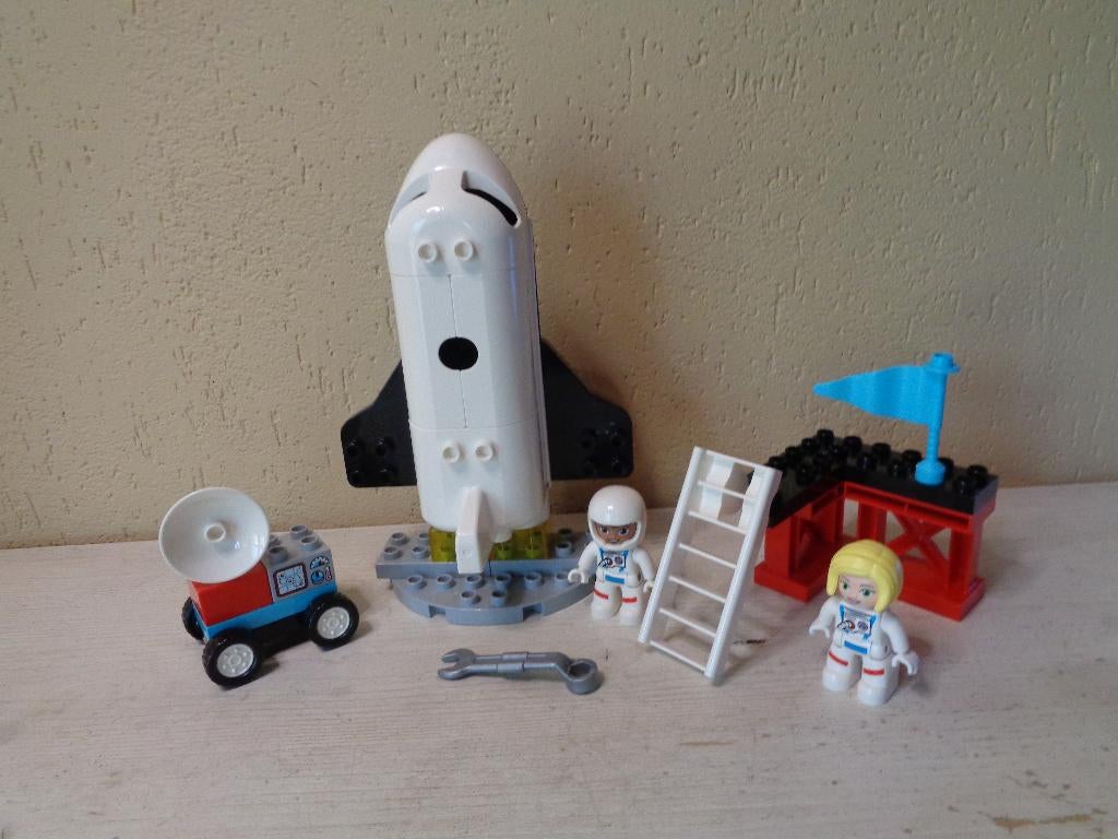 LEGO DUPLO Space Shuttle Missie - 10944, Enlèvement ou Envoi, Utilisé, Ensemble complet, Duplo