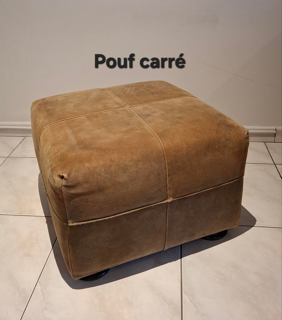 Pouf carré, Enlèvement, Utilisé, Carré, Autres matériaux